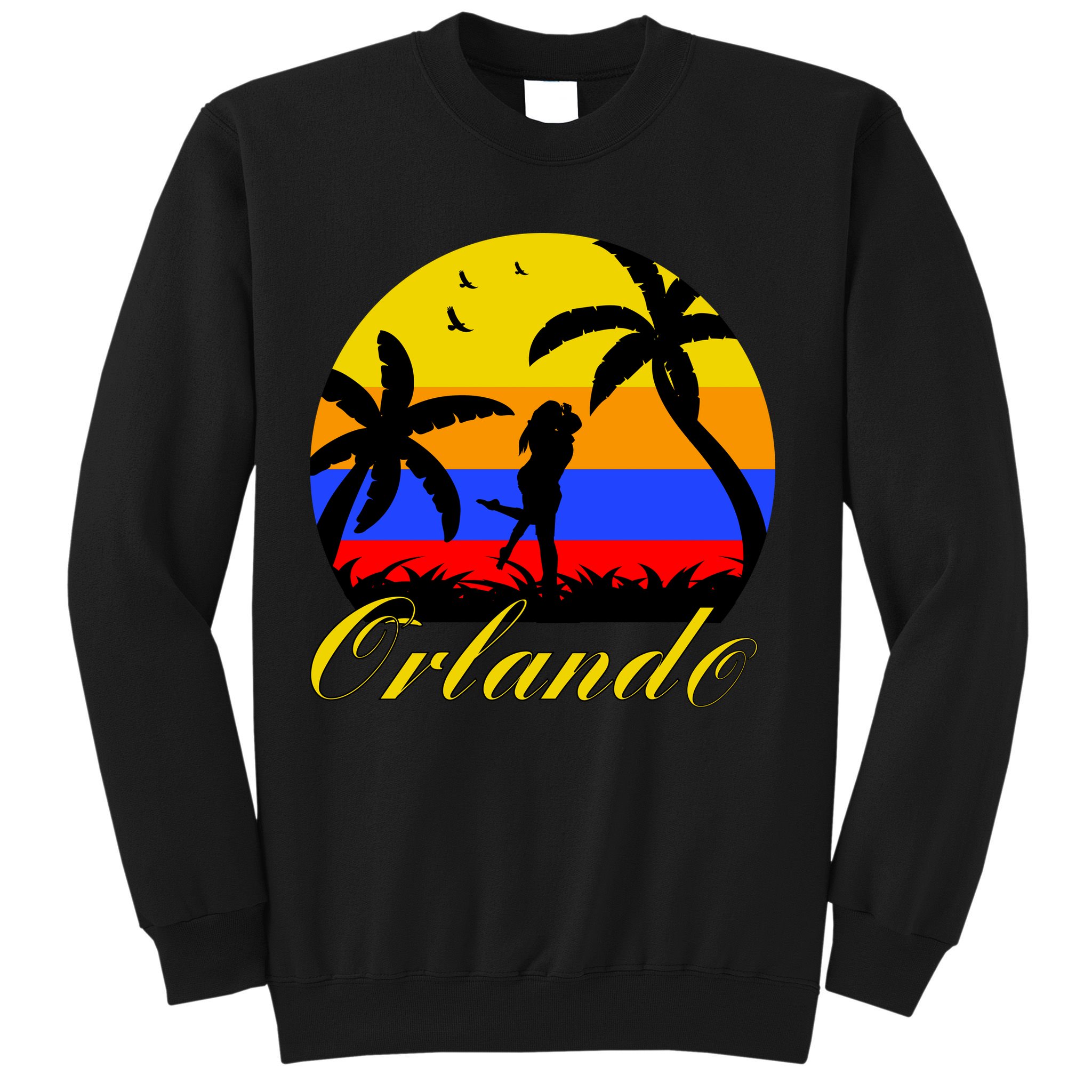 Retro Romantic Orlando Sunset Sweatshirt