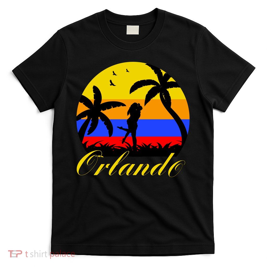 Retro Romantic Orlando Sunset T-Shirt