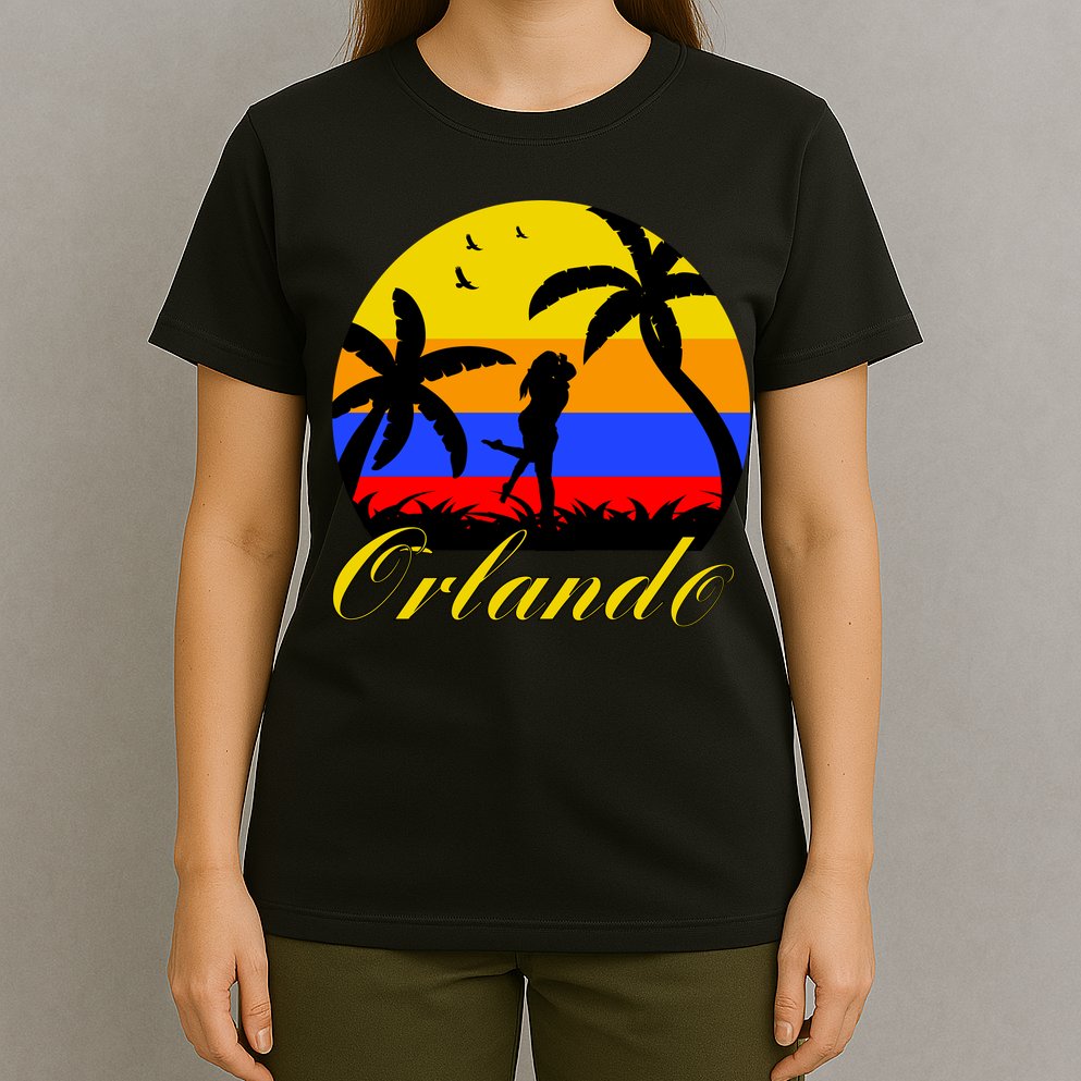 Retro Romantic Orlando Sunset T-Shirt