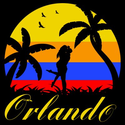 Retro Romantic Orlando Sunset T-Shirt