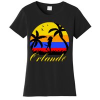 Retro Romantic Orlando Sunset Women's T-Shirt