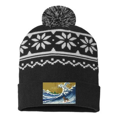 Rottweiler USA-Made Snowflake Beanie