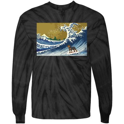 Rottweiler Tie-Dye Long Sleeve Shirt