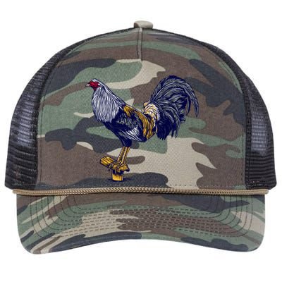 Rooster Retro Rope Trucker Hat Cap