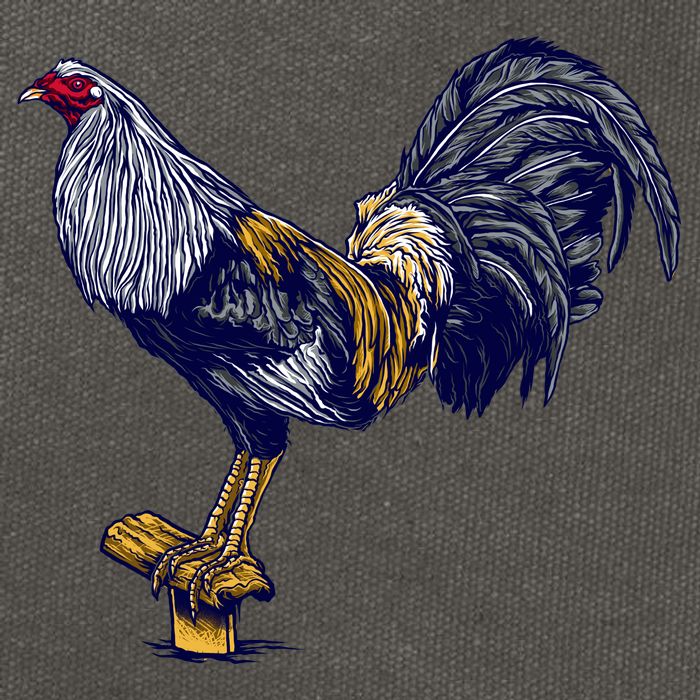 Rooster Cotton Canvas Backpack
