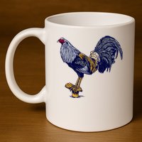 Rooster 11oz C Handle Ceramic Mug