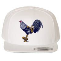 Rooster Wool Snapback Cap