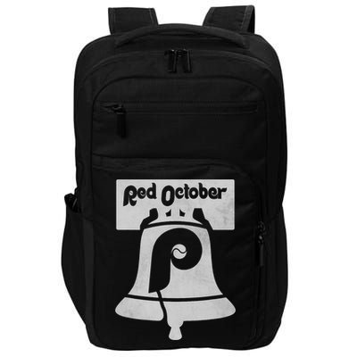 Retro Red October Philly_ Philadelphia Vintage Fan Baseball Impact Tech Backpack