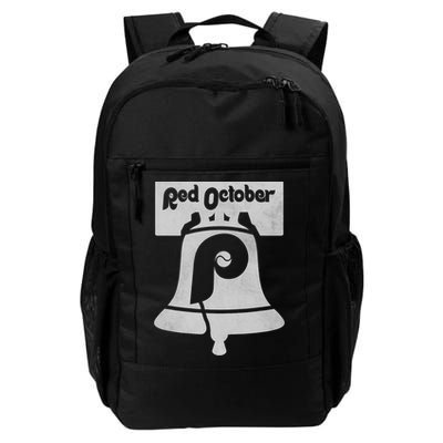 Retro Red October Philly_ Philadelphia Vintage Fan Baseball Backpack