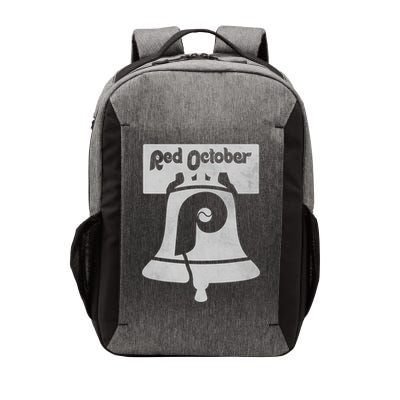 Retro Red October Philly_ Philadelphia Vintage Fan Baseball Vector Backpack