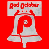 Retro Red October Philly_ Philadelphia Vintage Fan Baseball Doggie Tank