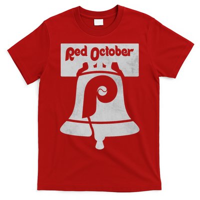 Retro Red October Philly_ Philadelphia Vintage Fan Baseball T-Shirt