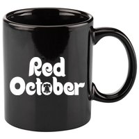 Retro Red October Philly_ Philadelphia Baseball Fan 11oz C Handle Ceramic Mug