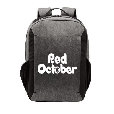 Retro Red October Philly_ Philadelphia Baseball Fan Vector Backpack