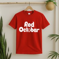 Retro Red October Philly_ Philadelphia Baseball Fan T-Shirt