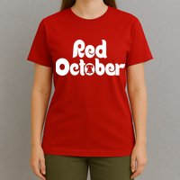 Retro Red October Philly_ Philadelphia Baseball Fan T-Shirt
