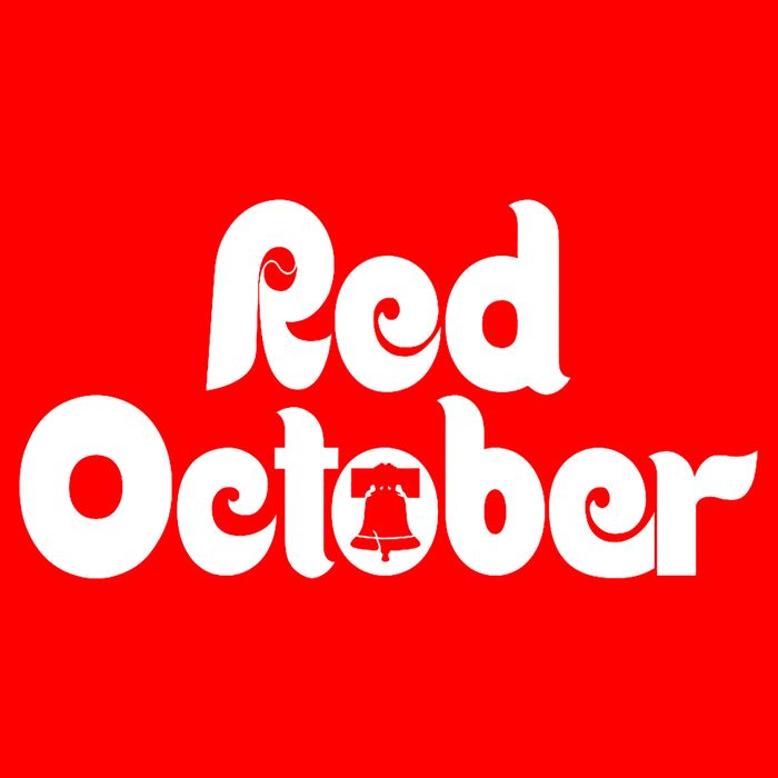 Retro Red October Philly_ Philadelphia Baseball Fan T-Shirt