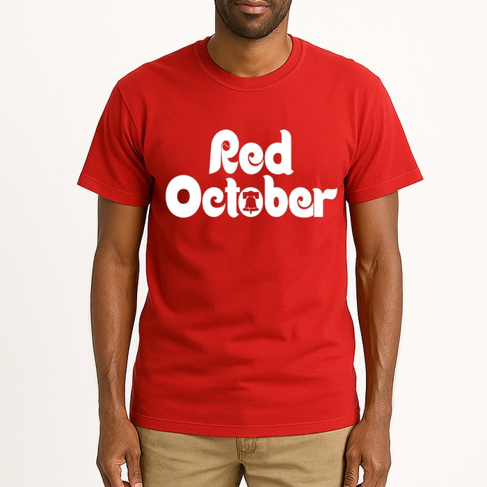 Retro Red October Philly_ Philadelphia Baseball Fan Tall T-Shirt