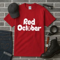 Retro Red October Philly_ Philadelphia Baseball Fan Tall T-Shirt