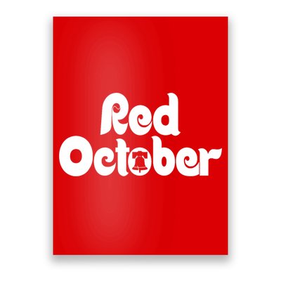 Retro Red October Philly_ Philadelphia Baseball Fan Poster