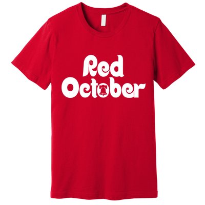 Retro Red October Philly_ Philadelphia Baseball Fan Premium T-Shirt