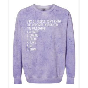 Rick Rolled Opposites Colorblast Crewneck Sweatshirt