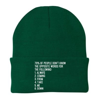 Rick Rolled Opposites Knit Cap Winter Beanie