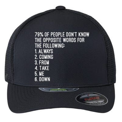 Rick Rolled Opposites Flexfit Unipanel Trucker Cap