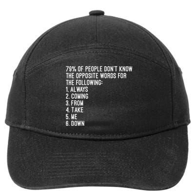 Rick Rolled Opposites 7-Panel Snapback Hat