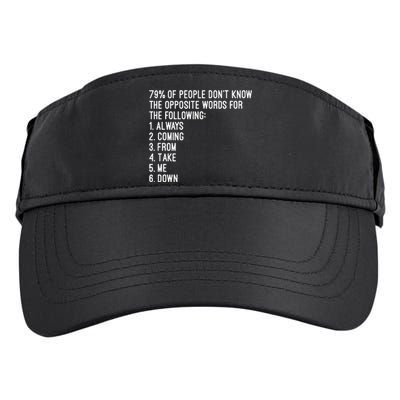 Rick Rolled Opposites Adult Drive Performance Visor