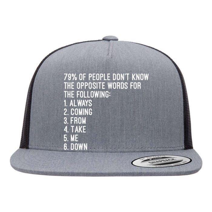 Rick Rolled Opposites Flat Bill Trucker Hat