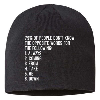 Rick Rolled Opposites Sustainable Beanie