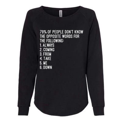 Rick Rolled Opposites Womens California Wash Sweatshirt