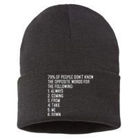 Rick Rolled Opposites Sustainable Knit Beanie