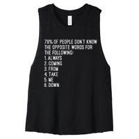 Rick Rolled Opposites Women's Racerback Cropped Tank