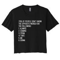 Rick Rolled Opposites Women's Crop Top Tee