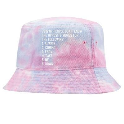 Rick Rolled Opposites Tie-Dyed Bucket Hat