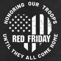 Retro Red On Friday US Military Pride And Support Trucker Hat