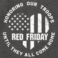 Retro Red On Friday US Military Pride And Support Vector Backpack