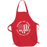Retro Red On Friday US Military Pride And Support Apron