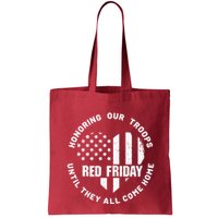 Retro Red On Friday US Military Pride And Support Bag