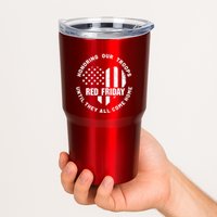 Retro Red On Friday US Military Pride And Support Tumbler