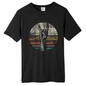 Retro Rock On Hand Horns For Rock And Roll Music Lovers Tall Fusion ChromaSoft Performance T-Shirt