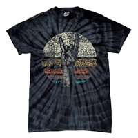 Retro Rock On Hand Horns For Rock And Roll Music Lovers Tie-Dye T-Shirt