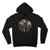 Retro Rock On Hand Horns For Rock And Roll Music Lovers Tall Hoodie