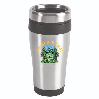 Raised Rural Outdoorsy 16oz Travel Tumbler