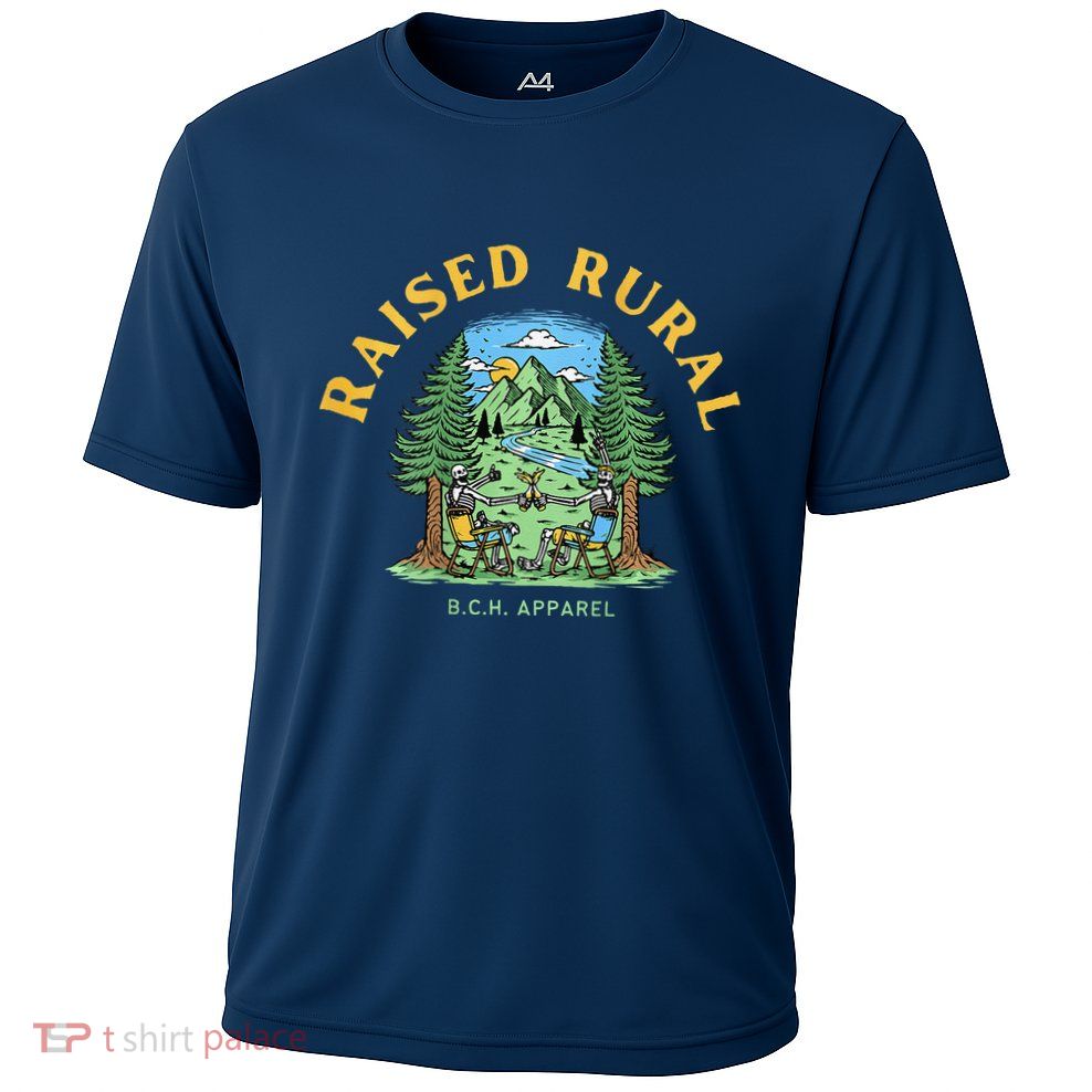 Raised Rural Outdoorsy Cooling Performance Crew T-Shirt