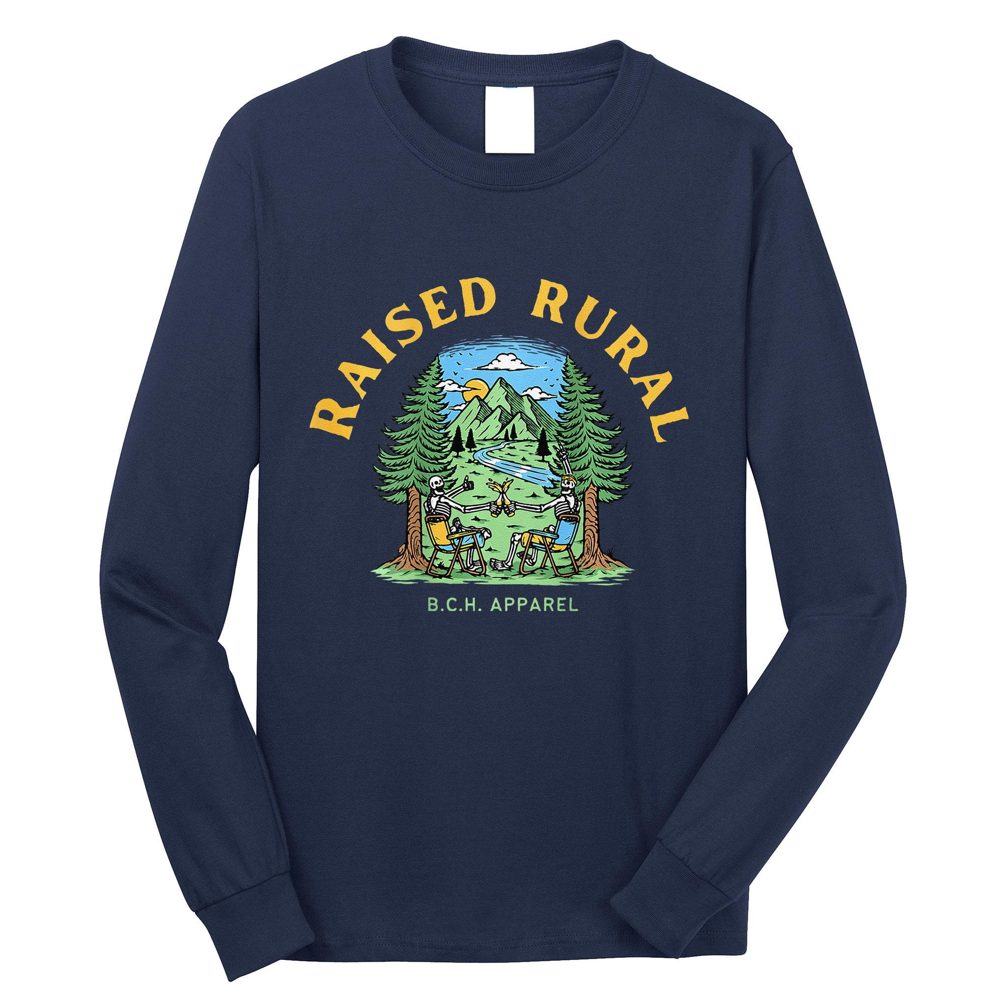 Raised Rural Outdoorsy Long Sleeve Shirt