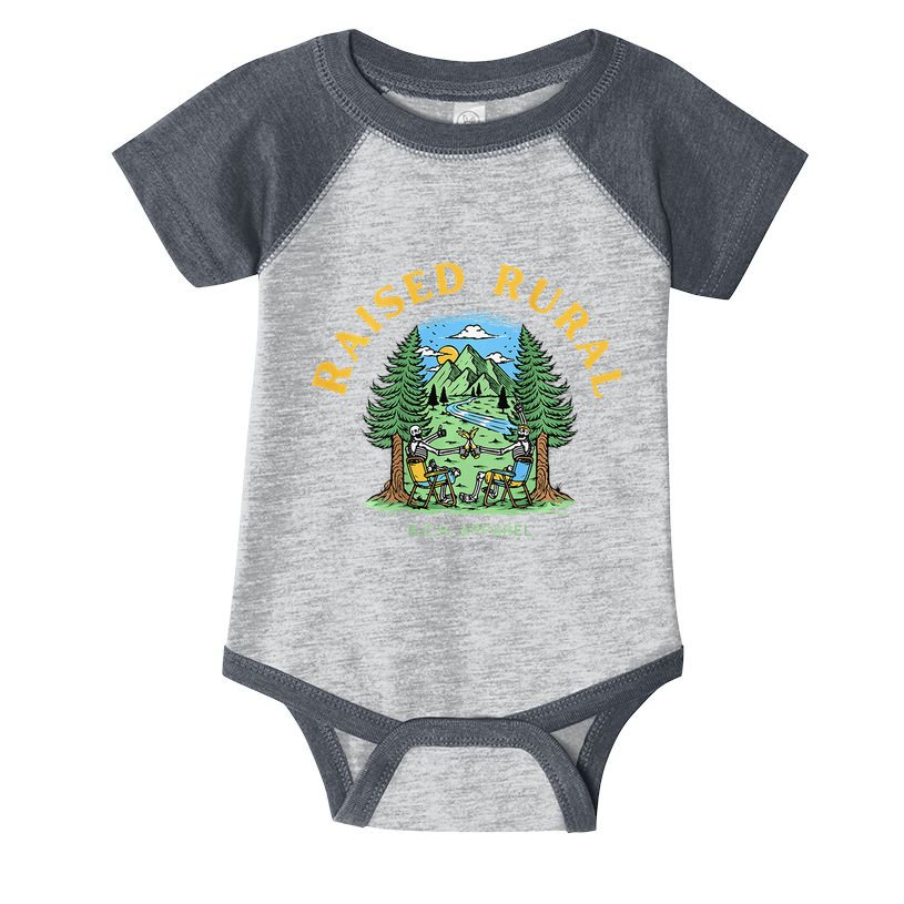 Raised Rural Outdoorsy Infant Baby Jersey Bodysuit