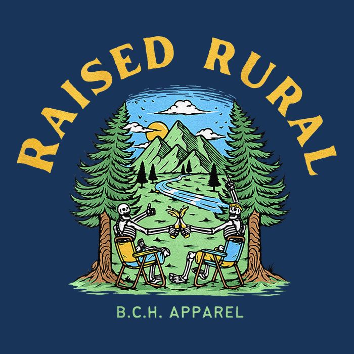 Raised Rural Outdoorsy Zip Tote Bag